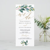 ガーデングリーンズ結婚式 プログラム- We Do プログラム (スタンド正面)