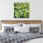 ガーデングリーンリービースプラントファーザーズデイパパギフト キャンバスプリント (インサイチュ (寝室))