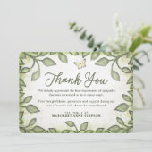 ガーデングリーン葉サンキューバタフライ サンキューカード (スタンド正面)