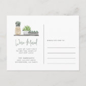 ガーデングロウンモダンドグリーン植物移動 案内ポストカード (裏面)