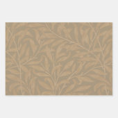 ガーデングローフラワーウーマンアートアンティーク ラッピングペーパーシート (正面3)