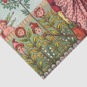 ガーデングローフラワーウーマンアートアンティーク 薄葉紙 (詳細)