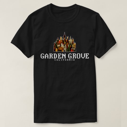 ガーデングローブカリフォルニア Tシャツ (デザイン正面)