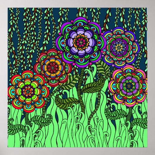 ガーデングローポスター ポスター (正面)