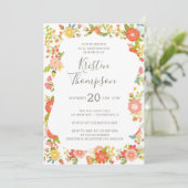 ガーデングローリーベビーシャワー招待状 招待状 (スタンド正面)