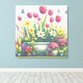 ガーデングロー キャンバスプリント (インサイチュ (ウッドフロア))