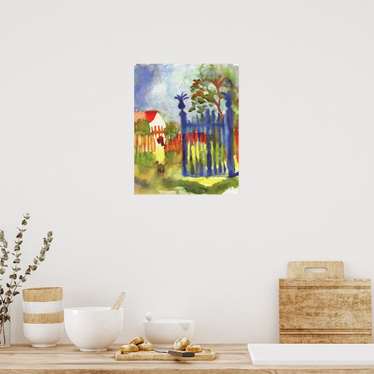 ガーデンゲイツ絵画ズ、有名なマ威厳があるーク ポスター (キッチン)