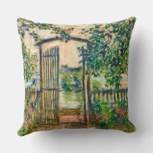 ガーデンゲートアットヴェテウイルクロードモネファインアート クッション (裏面)