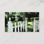 ガーデンゲート – プラチナ仕上げ 名刺 (裏面)