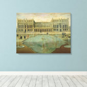 ガーデンサイドからシャトーデベルサイユ キャンバスプリント (インサイチュ (ウッドフロア))