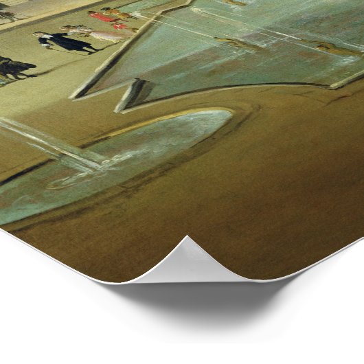 ガーデンサイドからシャトーデベルサイユ ポスター (角)