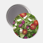 ガーデンサラダトマトとフェタチーズ マグネット (正面/裏面)