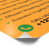 ガーデンサービス,造園光沢ポスター ポスター (コーナー)