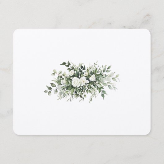 ガーデンシック結婚の情報エンクロージャカード エンクロージャーカード (裏面)