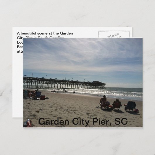 ガーデンシティサウスカロライナはがき ポストカード (正面/裏面)