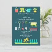 ガーデンシャワーの招待状 ラブトゥーガーデン 招待状 (スタンド正面)