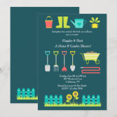 ガーデンシャワーの招待状 ラブトゥーガーデン 招待状 (正面/裏面)