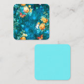 ガーデンシリーズの妖精デザイン11 ノートカード (正面/裏面)