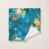 ガーデンシリーズの妖精デザイン11 バスタオルセット (ウォッシュタオル)