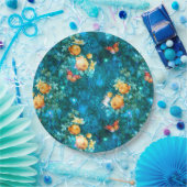 ガーデンシリーズの妖精デザイン11 ペーパープレート (パーティー)