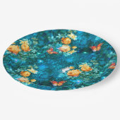 ガーデンシリーズの妖精デザイン11 ペーパープレート (アングル)