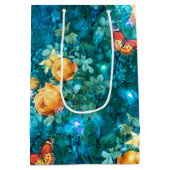 ガーデンシリーズの妖精デザイン11 ミディアムペーパーバッグ (裏面)