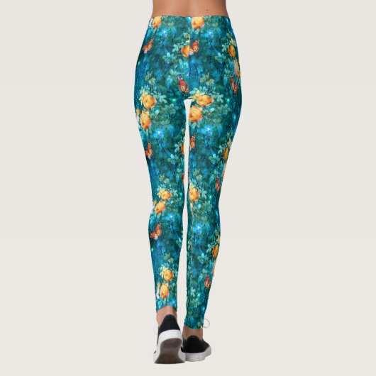 ガーデンシリーズの妖精デザイン11 レギンス (裏面)