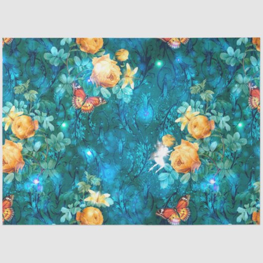 ガーデンシリーズの妖精デザイン11 薄葉紙 (正面)