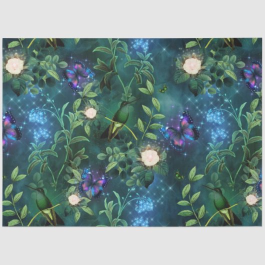 ガーデンシリーズの妖精デザイン14 薄葉紙 (正面)