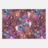 ガーデンシリーズの妖精デザイン1 ラッピングペーパーシート (正面2)