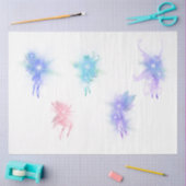 ガーデンシリーズの妖精デザイン6 薄葉紙 (クラフト)