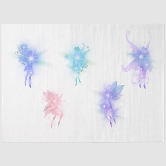 ガーデンシリーズの妖精デザイン6 薄葉紙 (正面)