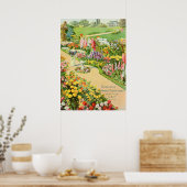 ガーデンシードヴィンテージアド ポスター (キッチン)