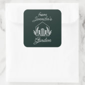 ガーデンシール、名前をカスタムするクラシックシール スクエアシール (バッグ)