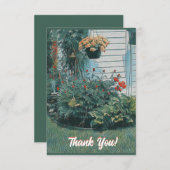 ガーデンシーン サンキューカード (正面/裏面)