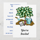 ガーデンシーン 招待状 (正面/裏面)