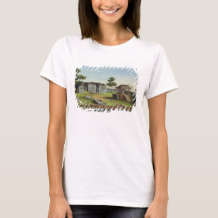 ガーデンシーン, c.1820-40 (紙付/c) 3 tシャツ