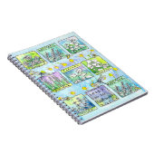 ガーデンジャーナルBasil植物ドラゴンフライ蜂ハーブ ノートブック (右側)