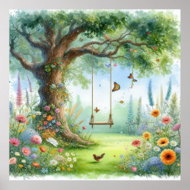 ガーデンスイングランドスケープ4 ポスター