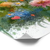 ガーデンスイング風景1 ポスター (角)