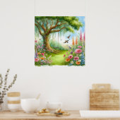 ガーデンスイング(横) 3 ポスター (キッチン)