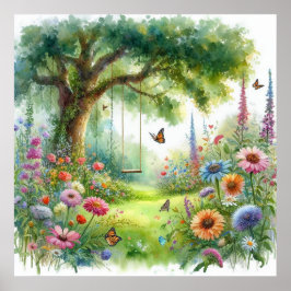 ガーデンスイング(横) 5 ポスター