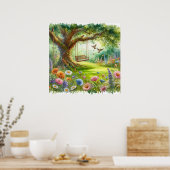 ガーデンスウィングランドスケープ2 ポスター (キッチン)