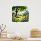 ガーデンスウィングランドスケープ6 ポスター (キッチン)