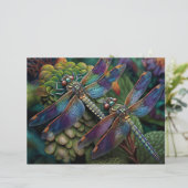 ガーデンスクラップカラフルブック紙のトンボ (スタンド正面)