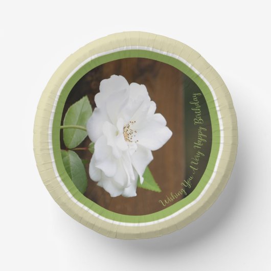 ガーデンスタイリッシュフローラ ペーパーボウル (正面)