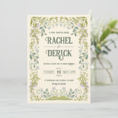 ガーデンストーリーブックフェアリータリー結婚式招待状 招待状 (スタンド正面)