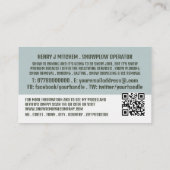 ガーデンスノー除雪会社広告ズ 名刺 (裏面)