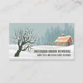 ガーデンスノー除雪会社広告ズ 名刺 (正面)