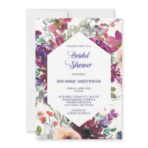 ガーデンスプラッシュモダンフローラブライダルシャワー